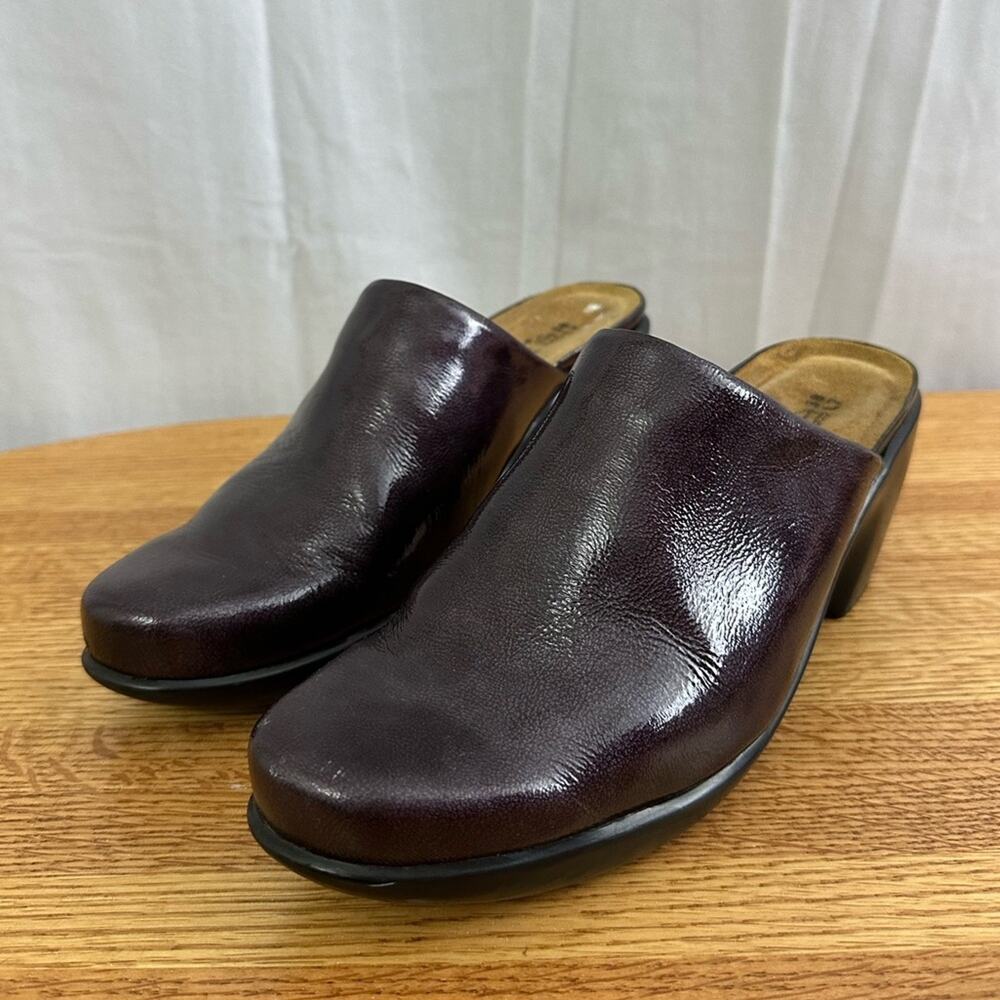 Naot Dream Slip On Mule Clog Shoe In Amethyst Purple Womens Size 38/7